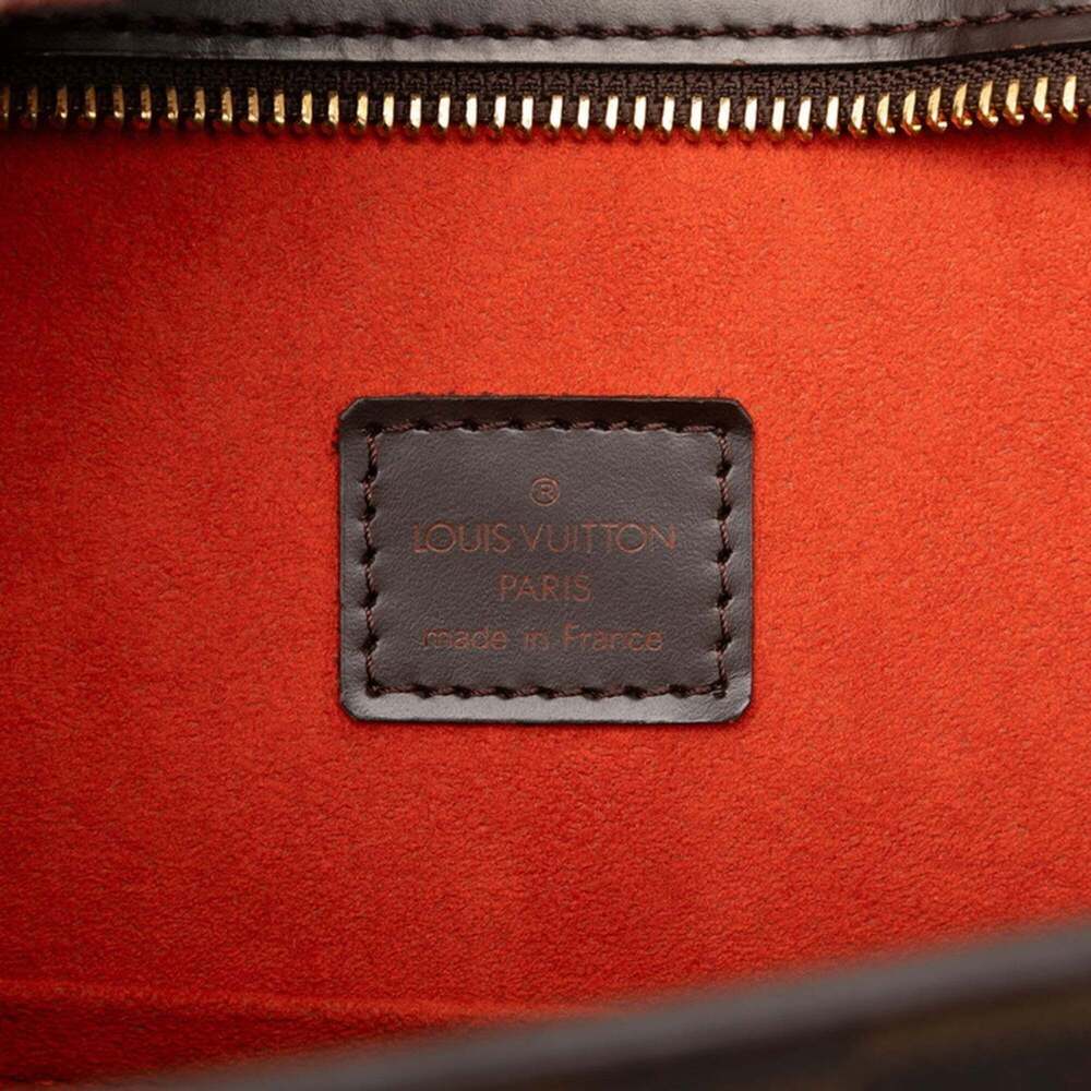 LOUIS VUITTON Brown Damier Leather Tote Bag - Picture 5 of 6